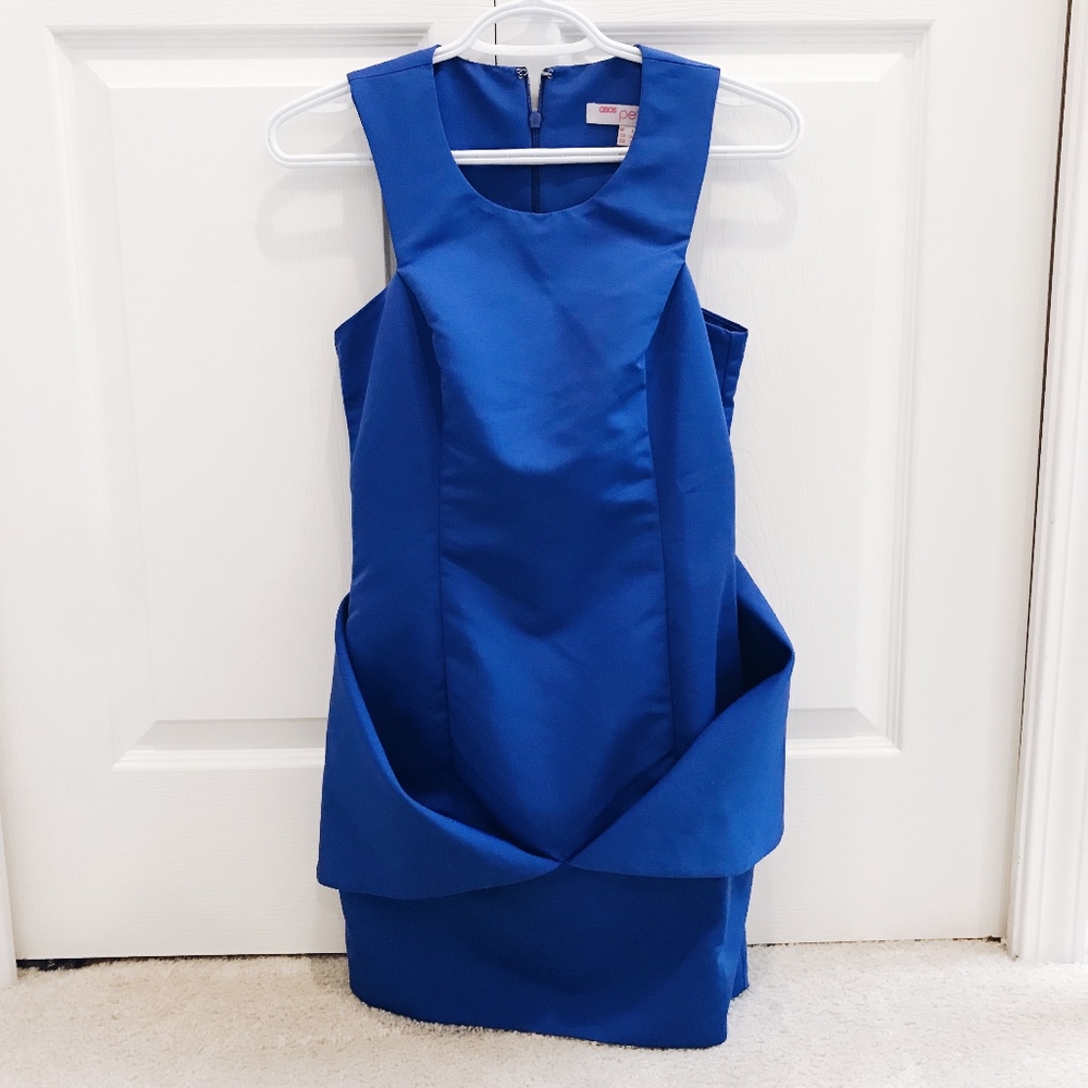 ❗️3/$20 ASOS Cobalt Blue Structured Petite Dress